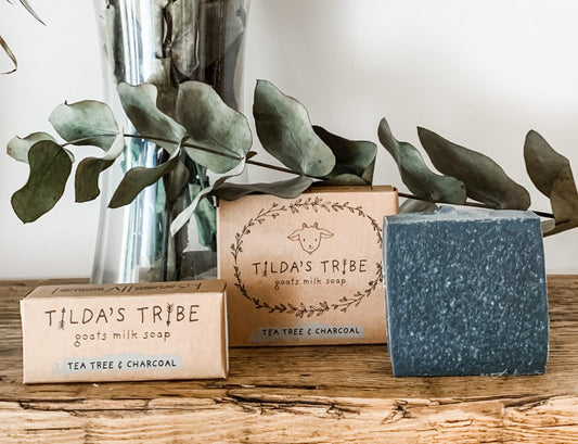 Tea Tree & Charcoal Natural Goats Milk Soap